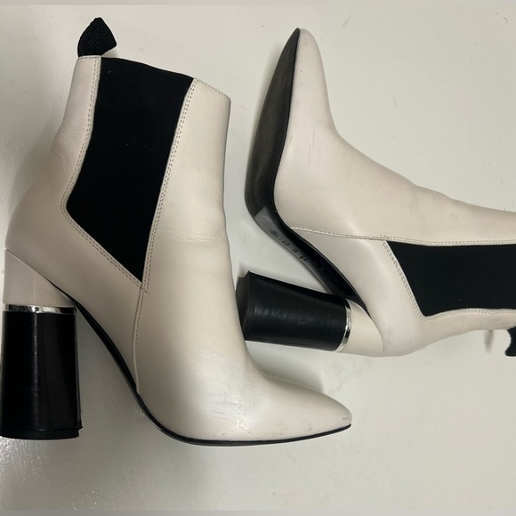 3.1 Phillip Lim Drum White Chelsea Bootie - Picture 5 of 12